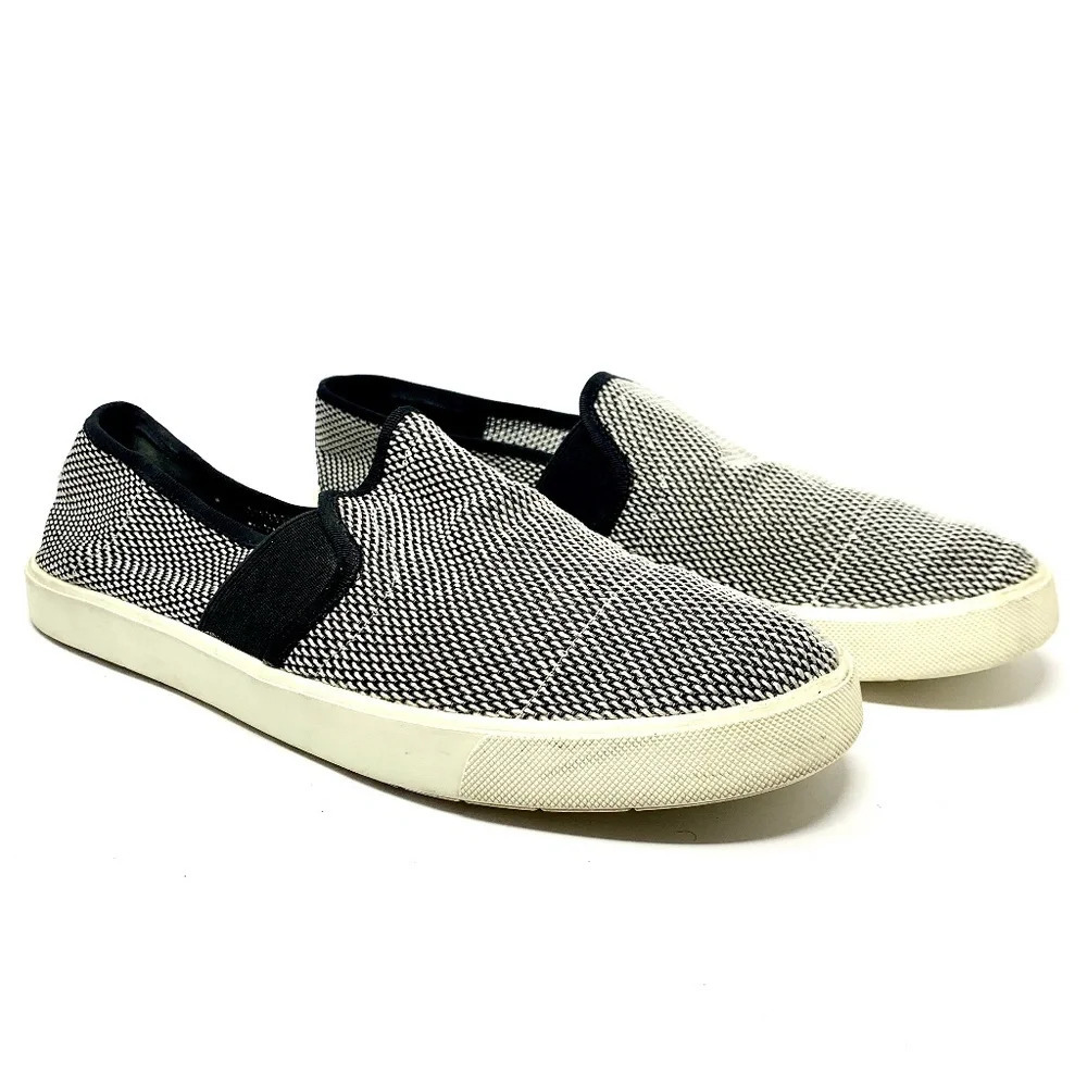 Vince‎ Preston 3 Slip-On Mesh Sneaker Black & White